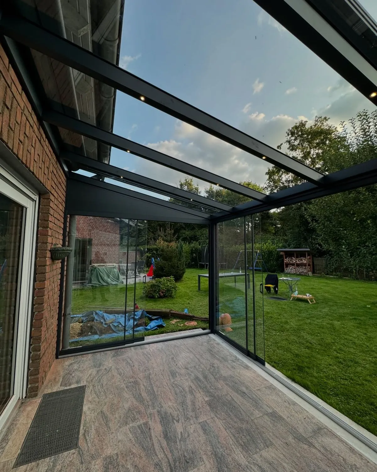 Rolling Roof Açılır Kapanır Çatılı Pergola Uygulaması