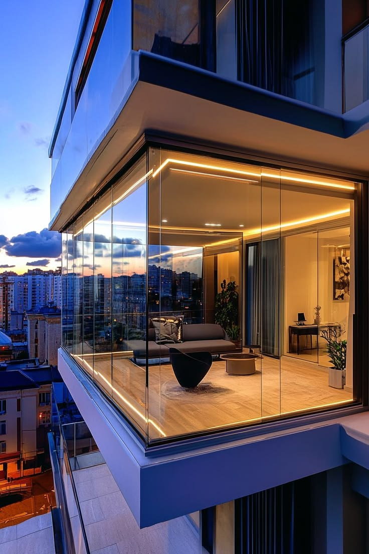 Katlanır ve sürmeli cam balkon sistemi